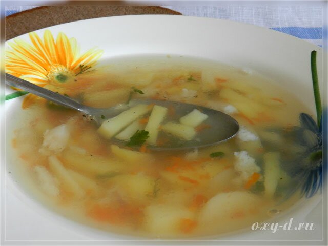 Блюда супы в мультиварке